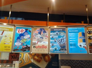 Dairy Queen Menu